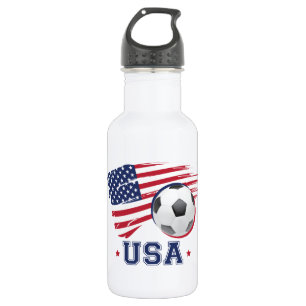 Fußball USA Edelstahlflasche