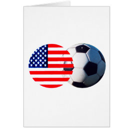 Fußball & USA Flag MUSEUM Zazzle