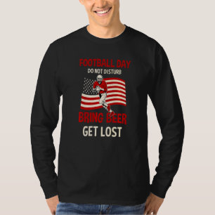 Fußball USA Footballspieler Sport American Footbal T-Shirt