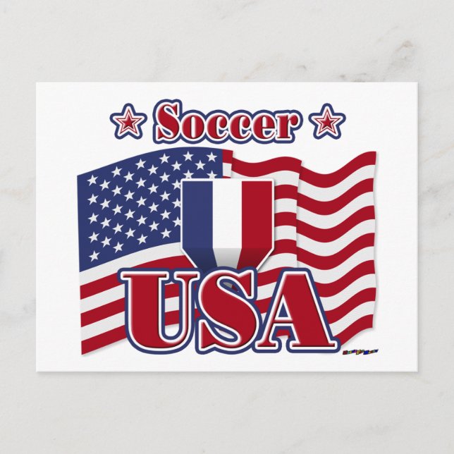 Fußball USA Postkarte (Vorderseite)