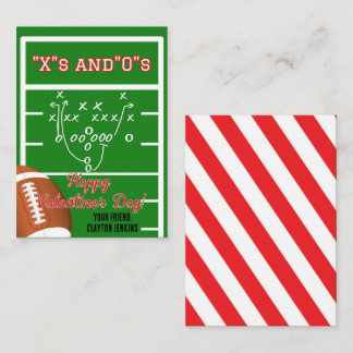 Fußball-Valentinstag-Karte Mitteilungskarte