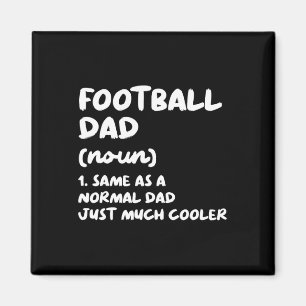 Fußball-Vater Definition Funny Magnet