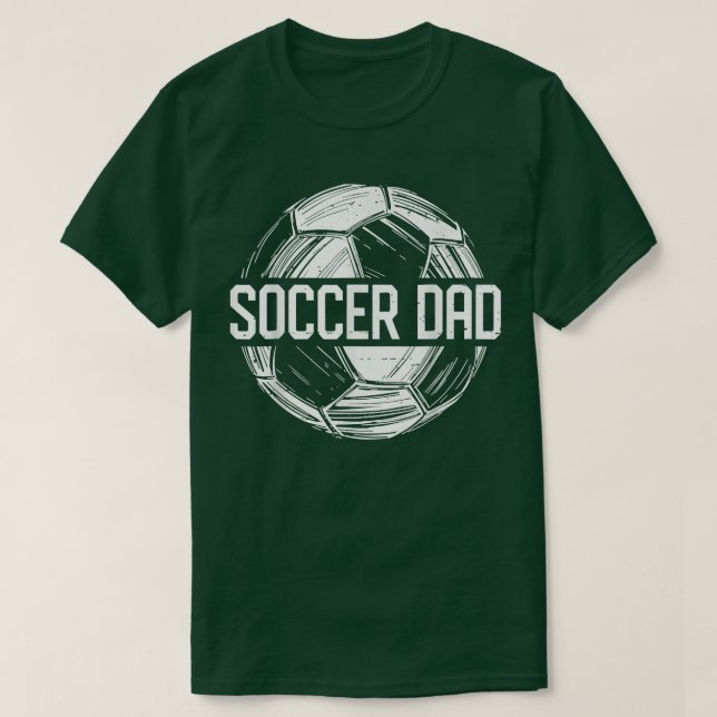 Fußball Vater Funny Soccer Lover Vater Papa Father T-Shirt (Design vorne)