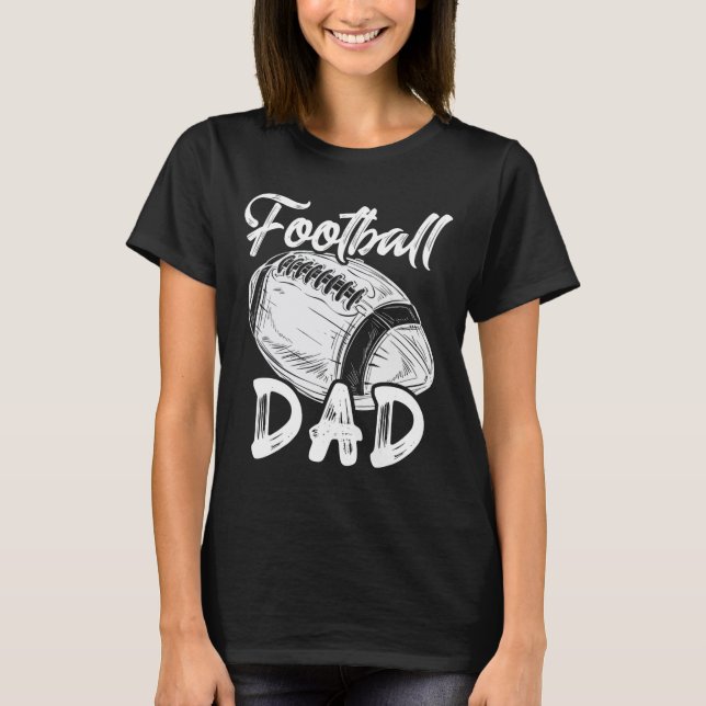Fußball Vater für seine Männer Familienmatte Spiel T-Shirt (Vorderseite)