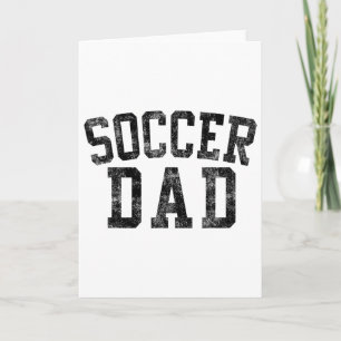 Fußball-Vater-Geburtstag Clic Fett Schrift Fußball Karte