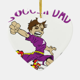 FUSSBALL-VATER KERAMIKORNAMENT