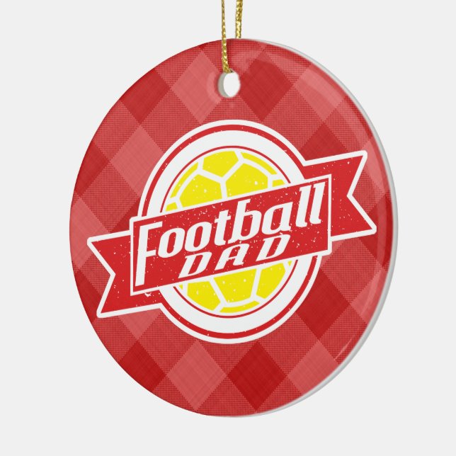 Fußball-Vater Keramikornament (Links)