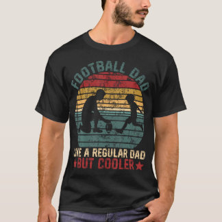 Fußball-Vater-Kühler Regulärer Vater Lustiger Vate T-Shirt