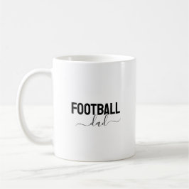 Fußball-Vater modernes Skript Kaffeetasse