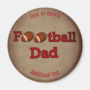 Fußball-Vater Niedlich Personalisiert Magnet