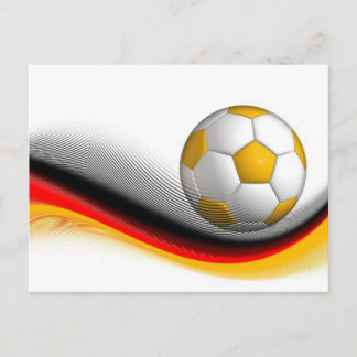 Fußball-Vater Postkarte