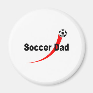 Fußball-Vater (Rd/Blk) Magnet