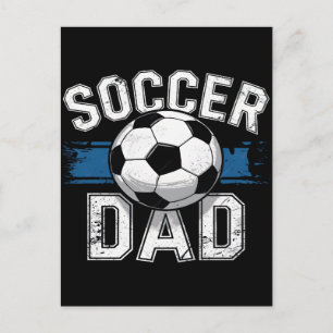 Fußball-Vater-Shirt Fußball-Fan-Vater-Bekleidung S Feiertagspostkarte