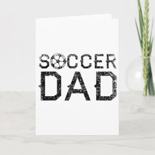 Fußball-Vater Spieler Daddy Vater  Karte