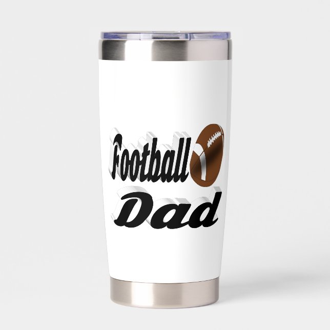 Fußball-Vater Thermobecher (Vorderseite)