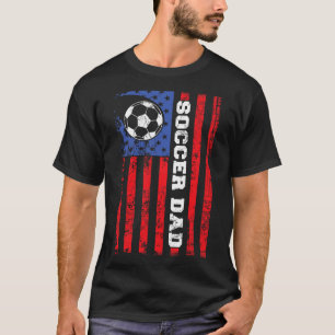 Fußball-Vater USA-Flagge All-American-Väter T-Shirt