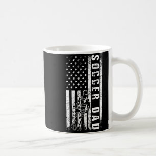 Fußball-Vater USA-Flagge Fußball-Mannschaft Fan Da Kaffeetasse