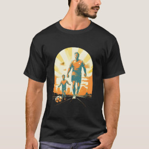 Fußball-Vater Vater Sohn Fußballspieler Fußball Sp T-Shirt