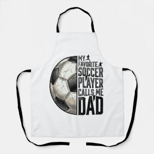 Fußball-Vater Vintage-Gravur-Zitat-Vektor-Design_1 Schürze