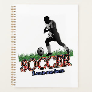 Fußball Verließ mich hier Planer