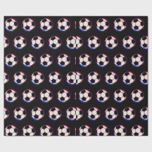 Fußball-Verpackungspapier mit auffälligem Design