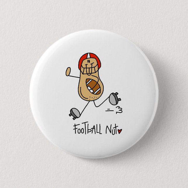 Fußball Verrückter Button (Vorderseite)