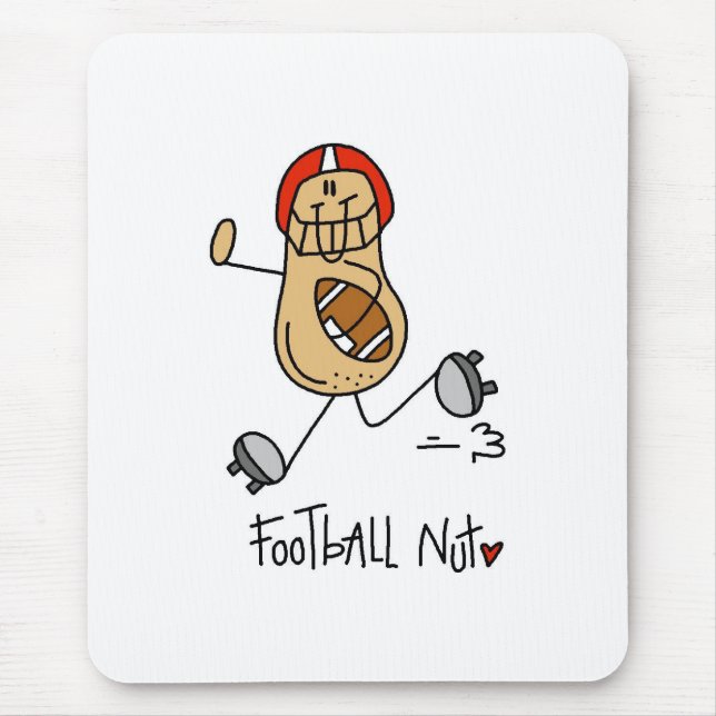 Fußball Verrückter Mousepad (Vorne)