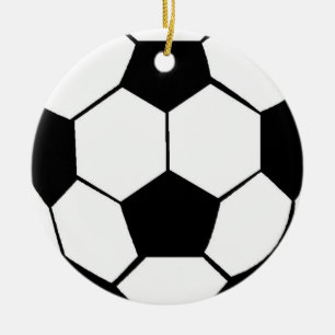 Fußball-Verzierungen Keramik Ornament