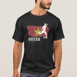 Fußball Vietnam Flag Football Team Fußballspieler T-Shirt