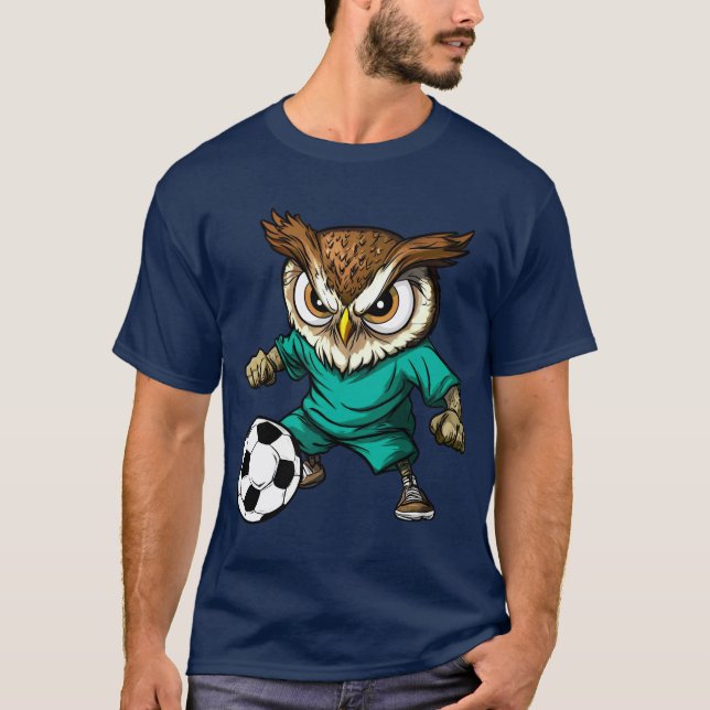 Fußball-Wale - Vogel-T - Shirt (Vorderseite)