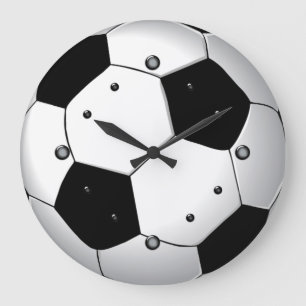 Fußball-Wall-Uhr Große Wanduhr