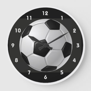 Fußball-Wanduhr Große Wanduhr