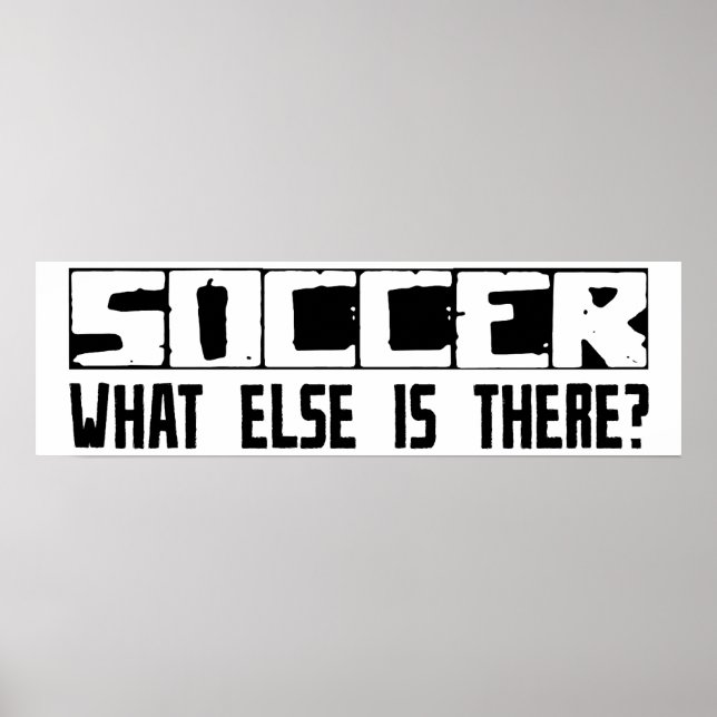 Fußball Was gibt es sonst noch? Poster (Vorne)