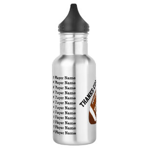 Fußball-Wasser-Flaschen für Trainer oder Spieler Edelstahlflasche