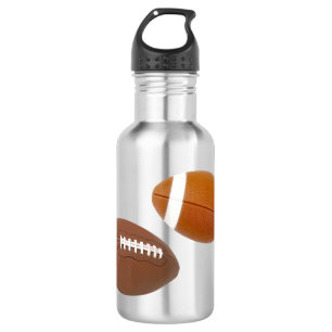 Fußball Wasserflasche aus Edelstahl