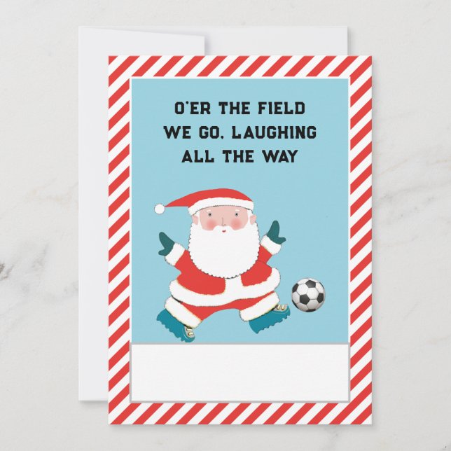 Fußball Weihnachten (Vorderseite)