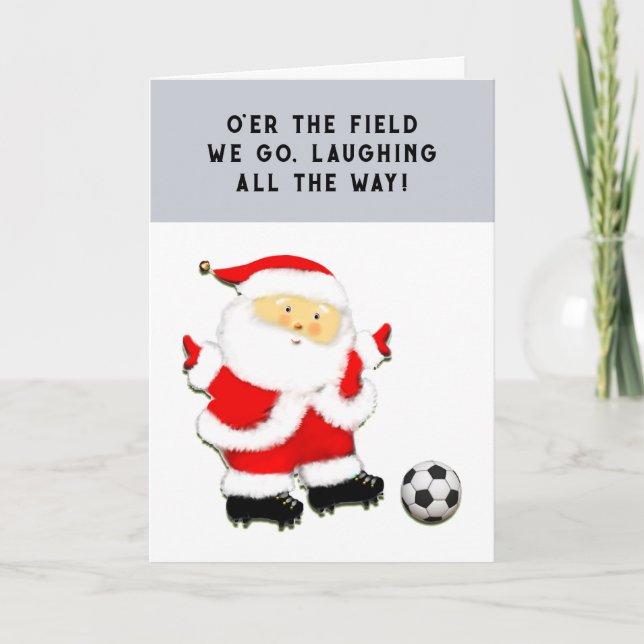 Fußball Weihnachten (Vorderseite)