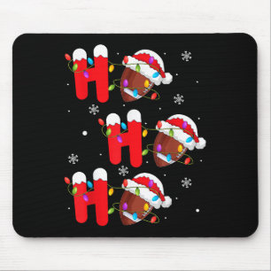 Fußball Weihnachten Ho Ho Ho Santa Srts Spieler Lu Mousepad