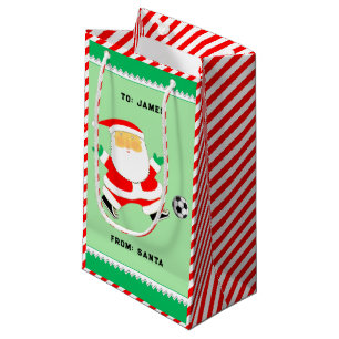 Fußball Weihnachten Kleine Geschenktasche Geschenktüte