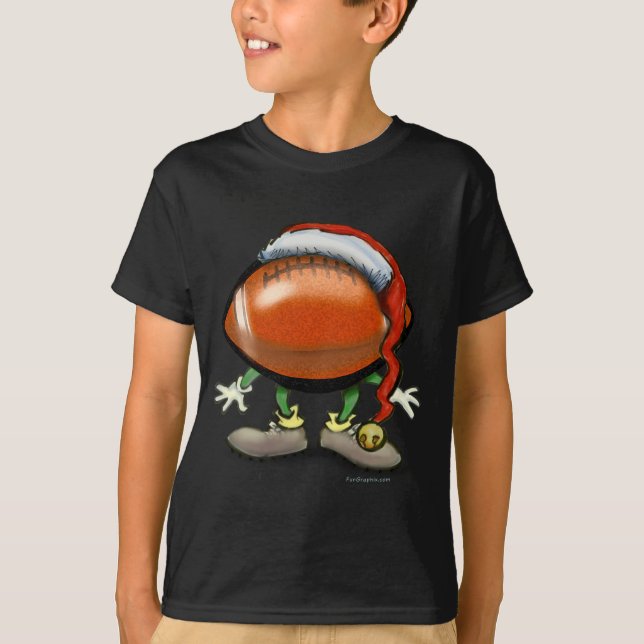 Fußball-Weihnachten T-Shirt (Vorderseite)
