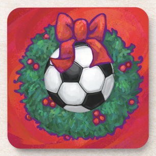 Fußball Weihnachten Untersetzer