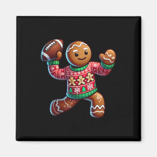 Fußball Weihnachts Lebkuchen Mann Fußball Ugly C Magnet