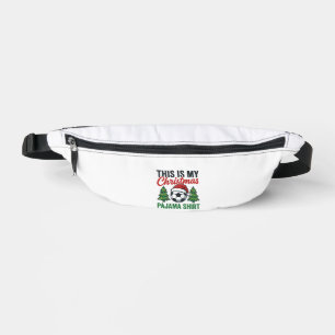 Fußball-Weihnachts-Pyjama-Shirt Bauchtasche