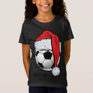 Fußball Weihnachtsball Weihnachtsmannmütze Funny S T-Shirt