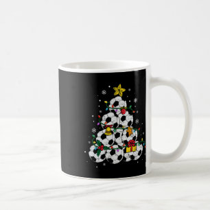 Fußball-Weihnachtsbaum-Hut Santa Xmas Sport Herren Kaffeetasse