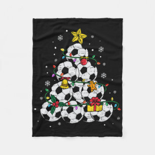 Fußball-Weihnachtsbaum-Hut Santa Xmas Sport Männer Fleecedecke