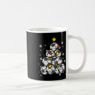 Fußball-Weihnachtsbaum Xmas-Spieler Jungen Mädchen Kaffeetasse