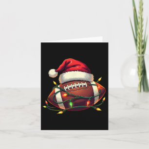 Fußball Weihnachtsfest Lichter Sonniger Winter Spo Karte