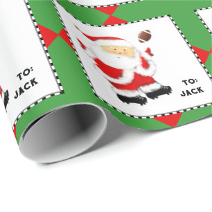 Fußball Weihnachtsgeschenk Geschenkpapier