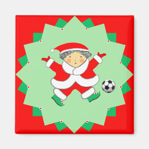 Fußball-Weihnachtsgeschenk-Sockenfüller Magnet